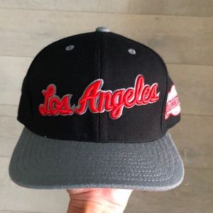 Los Angeles Clippers script Adidas snapback rare!